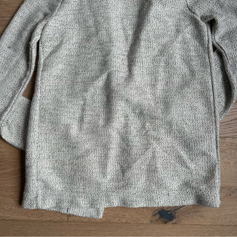 TopShop Sweater Blazer Cardigan White with Black 2 - Picture 8 of 8